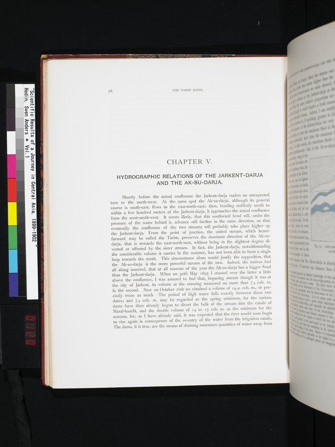 Scientific Results of a Journey in Central Asia, 1899-1902 : vol.1 / 120 ページ（カラー画像）