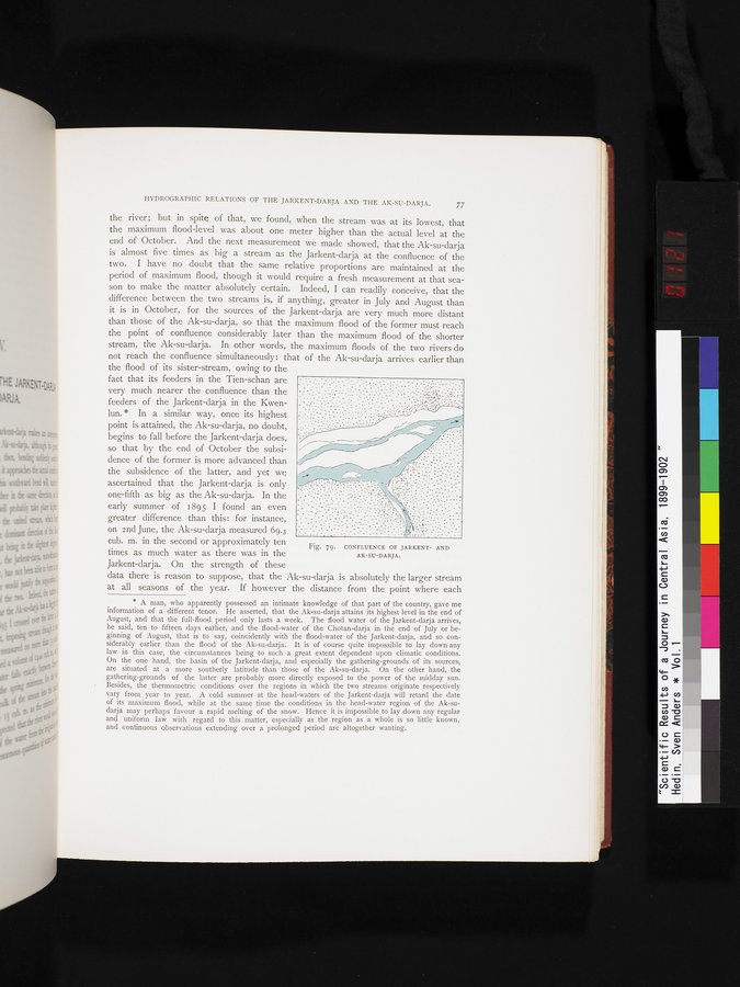 Scientific Results of a Journey in Central Asia, 1899-1902 : vol.1 / 121 ページ（カラー画像）