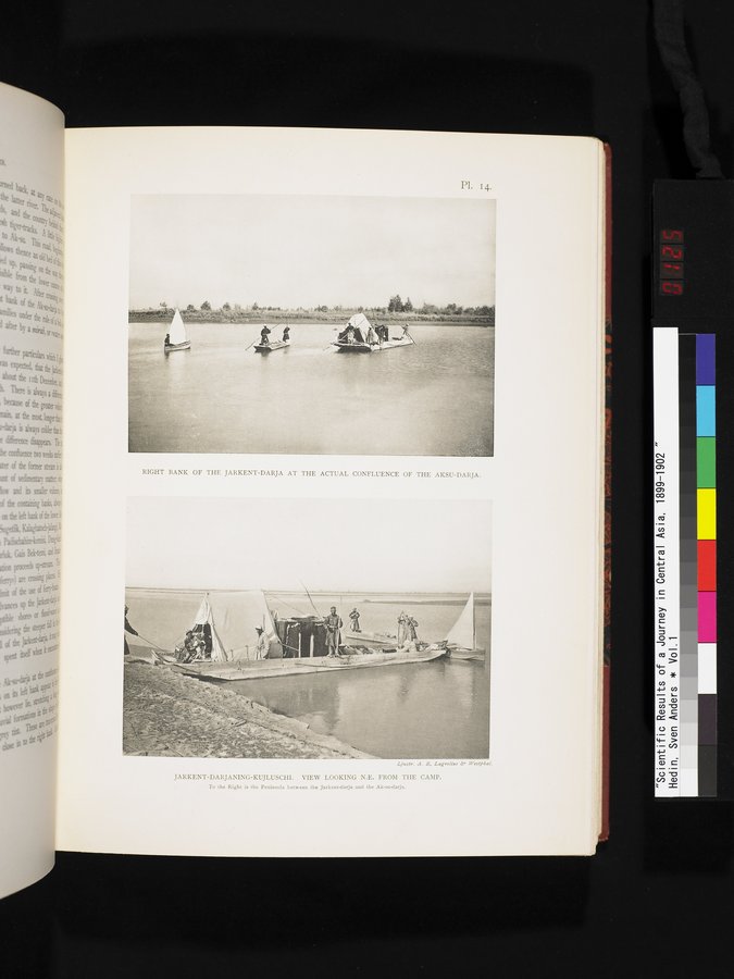 Scientific Results of a Journey in Central Asia, 1899-1902 : vol.1 / 125 ページ（カラー画像）