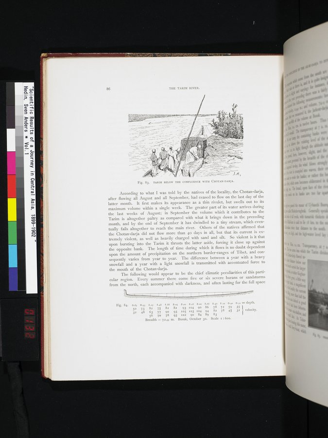 Scientific Results of a Journey in Central Asia, 1899-1902 : vol.1 / 132 ページ（カラー画像）