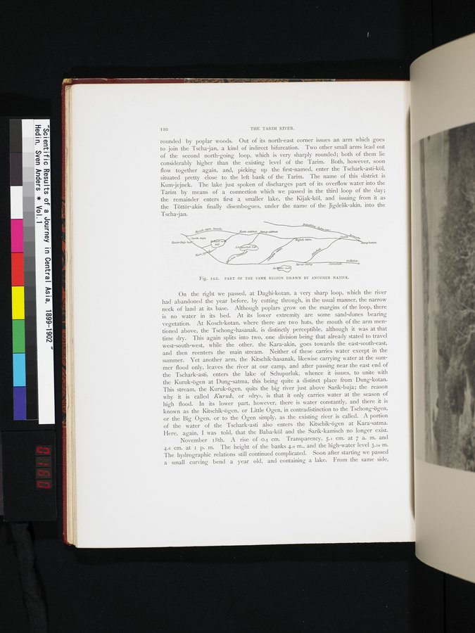 Scientific Results of a Journey in Central Asia, 1899-1902 : vol.1 / 160 ページ（カラー画像）
