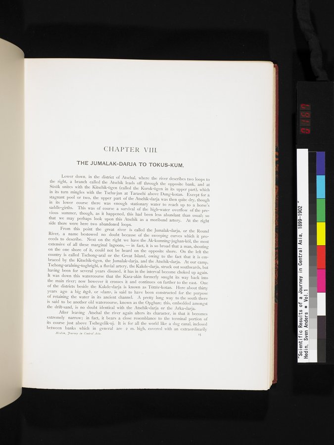 Scientific Results of a Journey in Central Asia, 1899-1902 : vol.1 / 167 ページ（カラー画像）