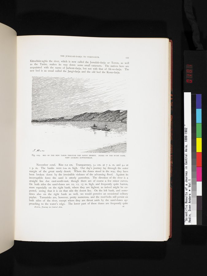 Scientific Results of a Journey in Central Asia, 1899-1902 : vol.1 / 181 ページ（カラー画像）