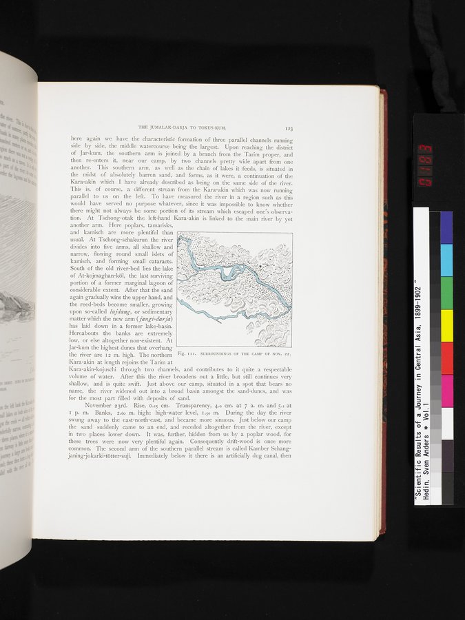Scientific Results of a Journey in Central Asia, 1899-1902 : vol.1 / 183 ページ（カラー画像）