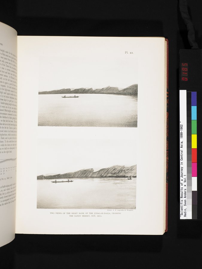 Scientific Results of a Journey in Central Asia, 1899-1902 : vol.1 / 185 ページ（カラー画像）