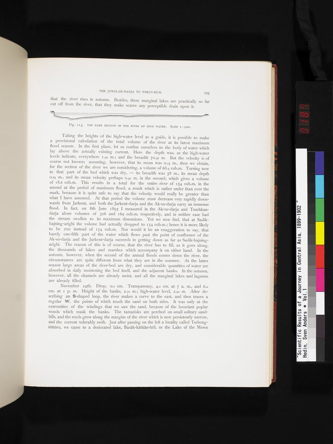 Scientific Results of a Journey in Central Asia, 1899-1902 : vol.1 / Page 187 (Color Image)