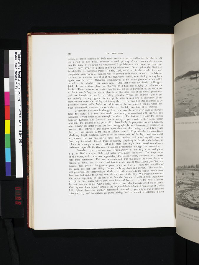 Scientific Results of a Journey in Central Asia, 1899-1902 : vol.1 / 188 ページ（カラー画像）