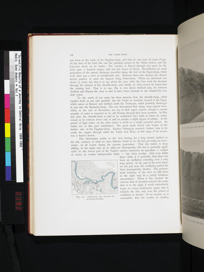 Scientific Results of a Journey in Central Asia, 1899-1902 : vol.1 / 192 ページ（カラー画像）