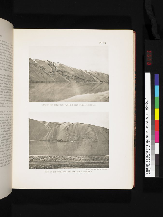 Scientific Results of a Journey in Central Asia, 1899-1902 : vol.1 / 193 ページ（カラー画像）