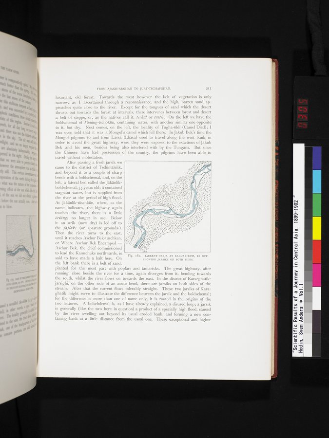 Scientific Results of a Journey in Central Asia, 1899-1902 : vol.1 / 305 ページ（カラー画像）