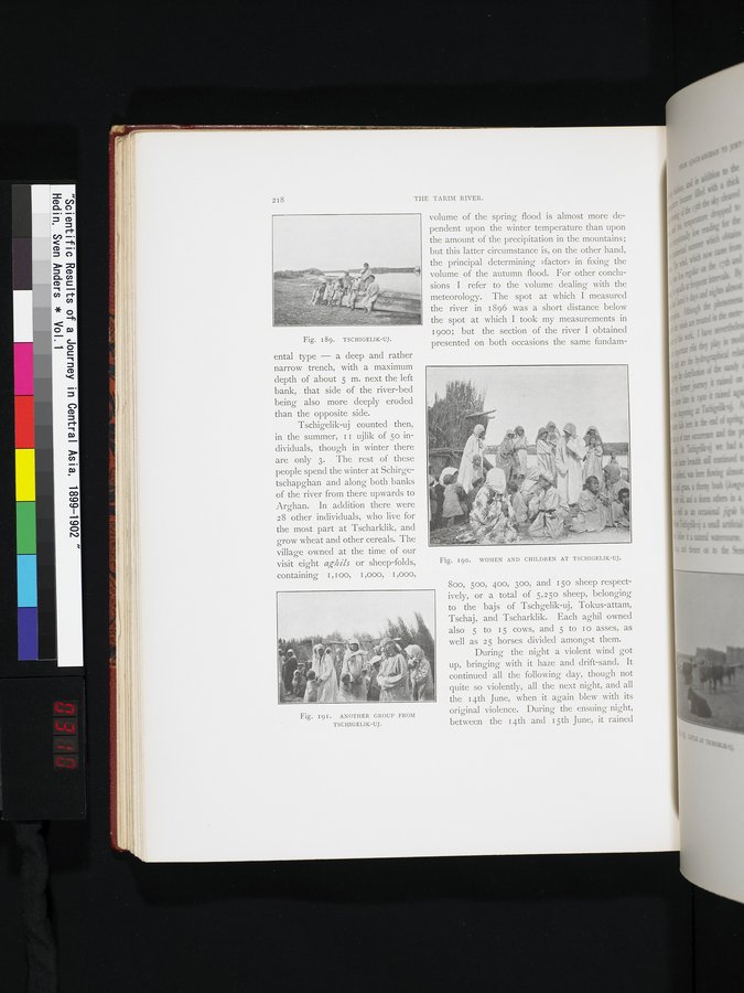 Scientific Results of a Journey in Central Asia, 1899-1902 : vol.1 / 310 ページ（カラー画像）