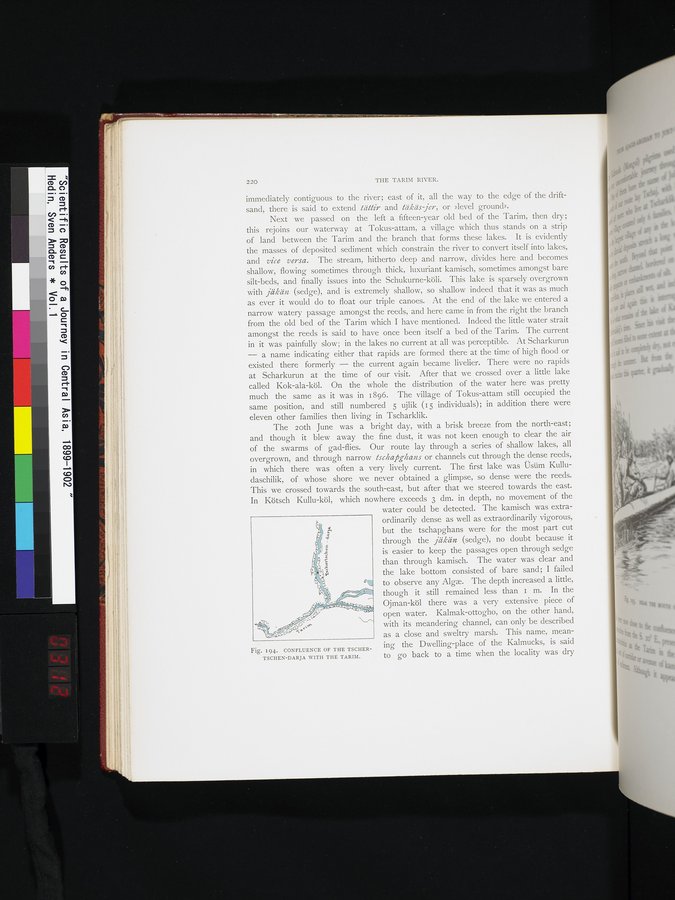 Scientific Results of a Journey in Central Asia, 1899-1902 : vol.1 / 312 ページ（カラー画像）