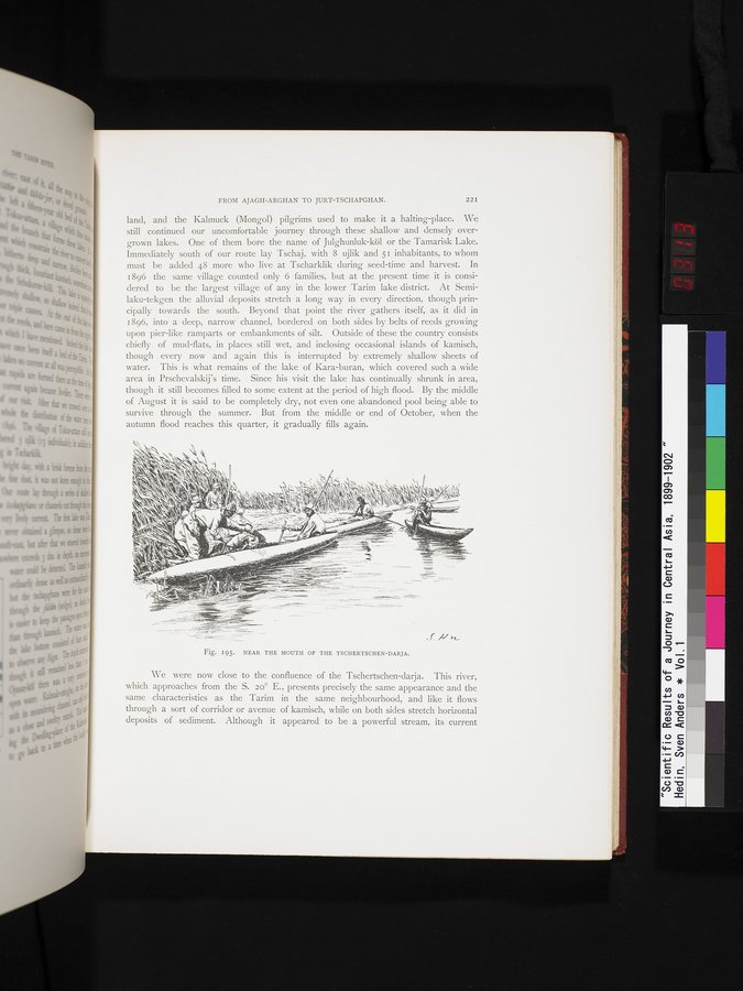 Scientific Results of a Journey in Central Asia, 1899-1902 : vol.1 / 313 ページ（カラー画像）