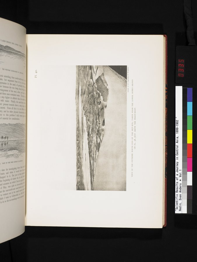 Scientific Results of a Journey in Central Asia, 1899-1902 : vol.1 / 335 ページ（カラー画像）
