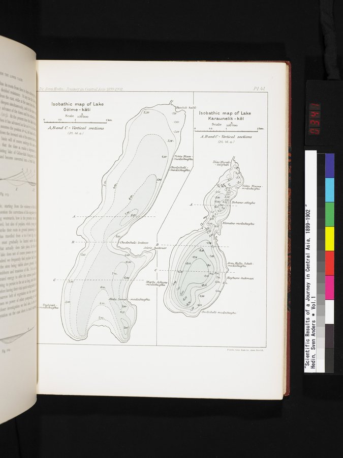 Scientific Results of a Journey in Central Asia, 1899-1902 : vol.1 / 341 ページ（カラー画像）