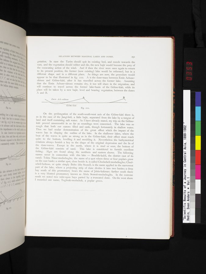 Scientific Results of a Journey in Central Asia, 1899-1902 : vol.1 / Page 353 (Color Image)