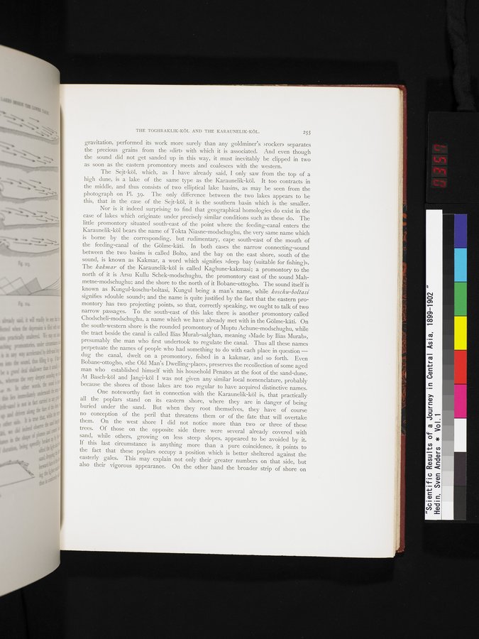 Scientific Results of a Journey in Central Asia, 1899-1902 : vol.1 / Page 357 (Color Image)