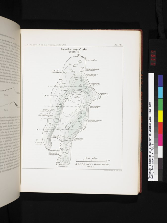 Scientific Results of a Journey in Central Asia, 1899-1902 : vol.1 / 387 ページ（カラー画像）