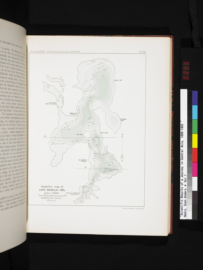 Scientific Results of a Journey in Central Asia, 1899-1902 : vol.1 / 399 ページ（カラー画像）