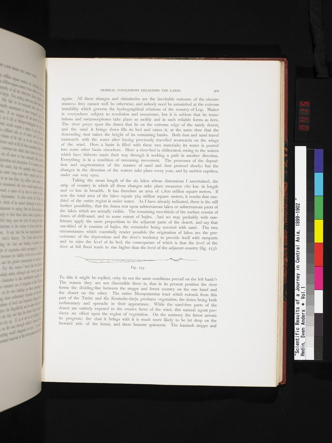 Scientific Results of a Journey in Central Asia, 1899-1902 : vol.1 / 415 ページ（カラー画像）