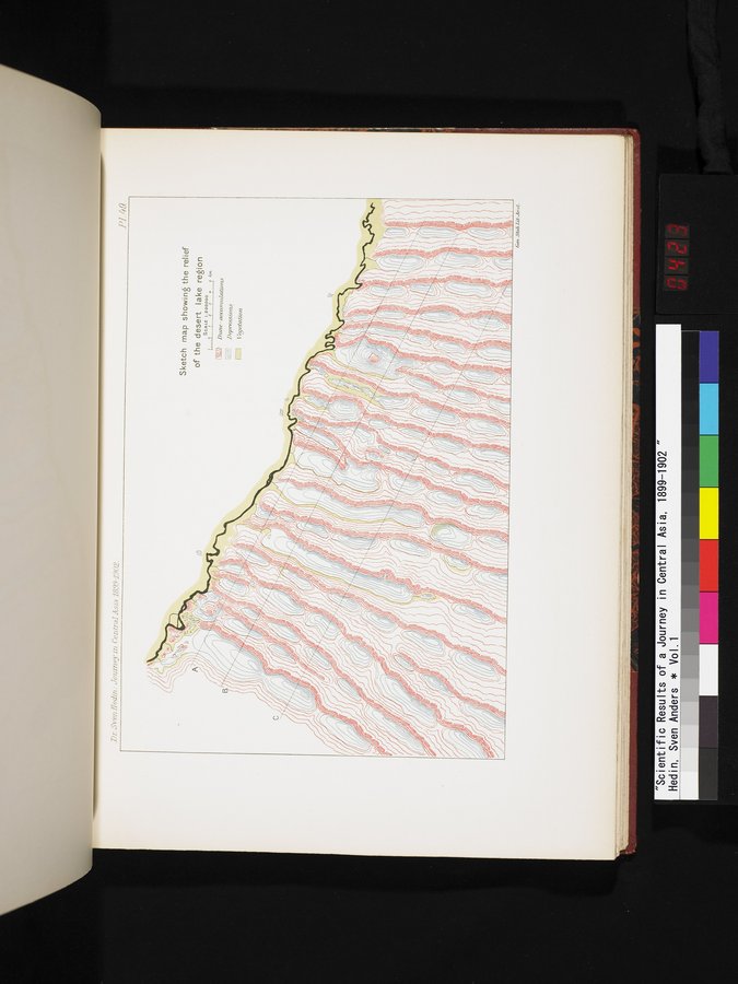 Scientific Results of a Journey in Central Asia, 1899-1902 : vol.1 / 423 ページ（カラー画像）