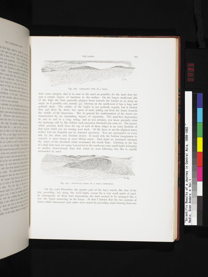 Scientific Results of a Journey in Central Asia, 1899-1902 : vol.1 / 435 ページ（カラー画像）