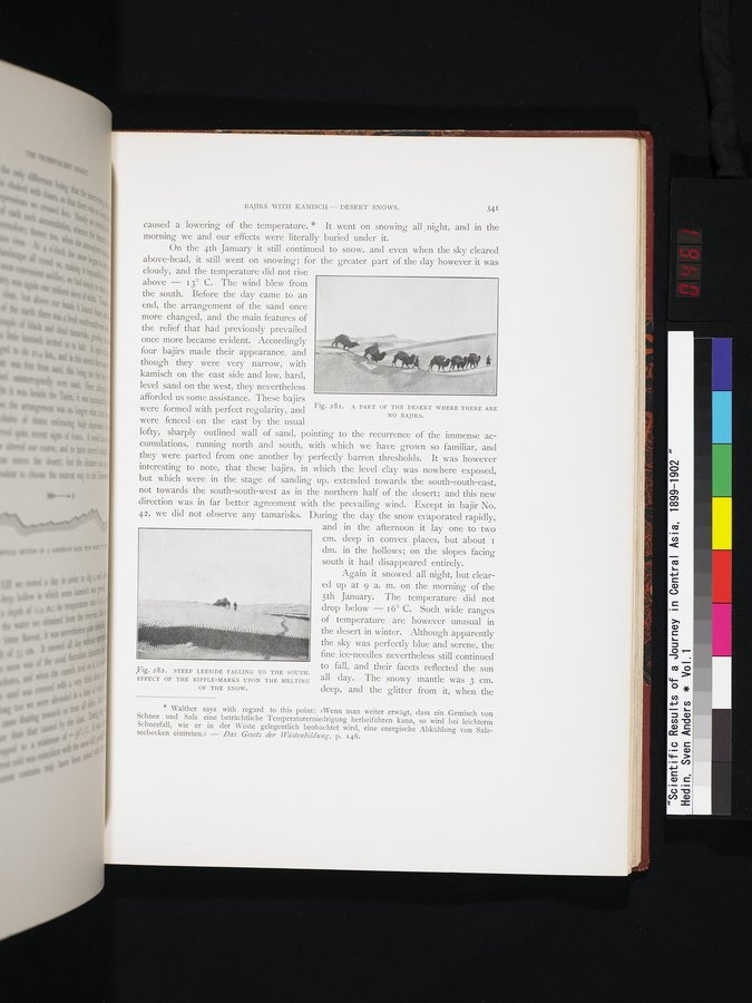 Scientific Results of a Journey in Central Asia, 1899-1902 : vol.1 / 461 ページ（カラー画像）