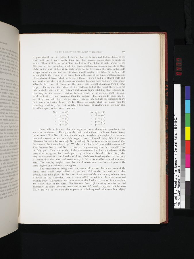 Scientific Results of a Journey in Central Asia, 1899-1902 : vol.1 / Page 477 (Color Image)