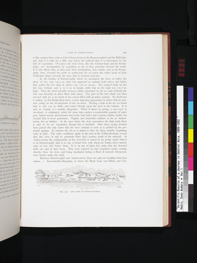 Scientific Results of a Journey in Central Asia, 1899-1902 : vol.1 / 505 ページ（カラー画像）
