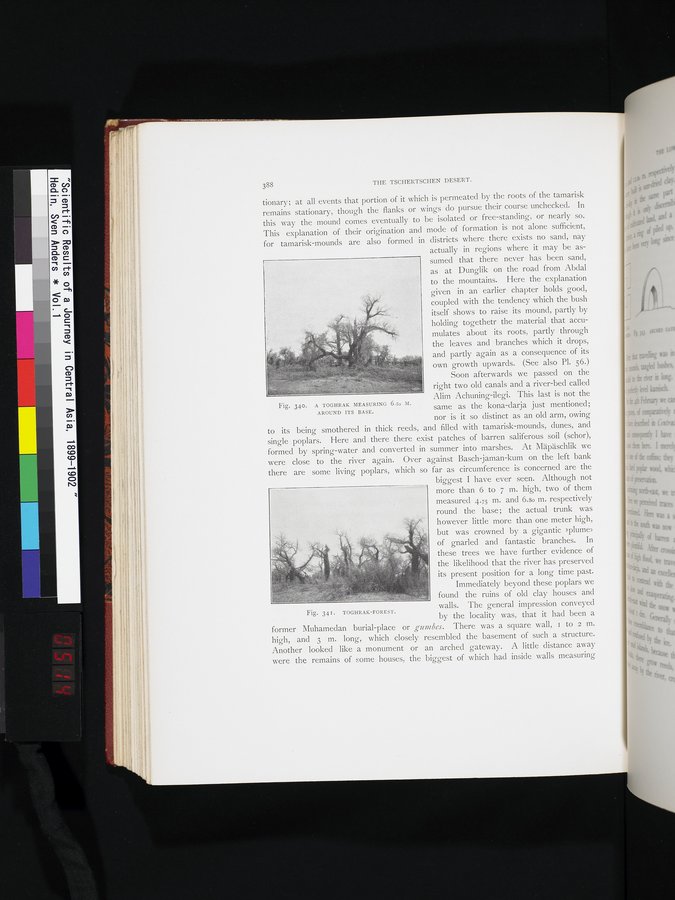 Scientific Results of a Journey in Central Asia, 1899-1902 : vol.1 / 514 ページ（カラー画像）