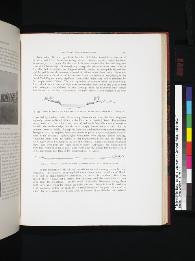 Scientific Results of a Journey in Central Asia, 1899-1902 : vol.1 / 523 ページ（カラー画像）