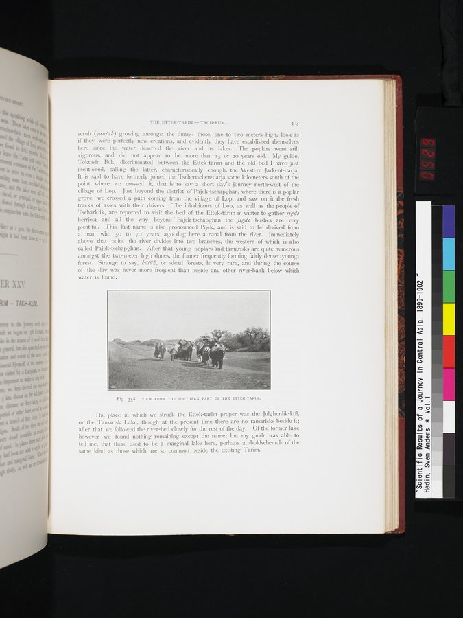 Scientific Results of a Journey in Central Asia, 1899-1902 : vol.1 / 529 ページ（カラー画像）