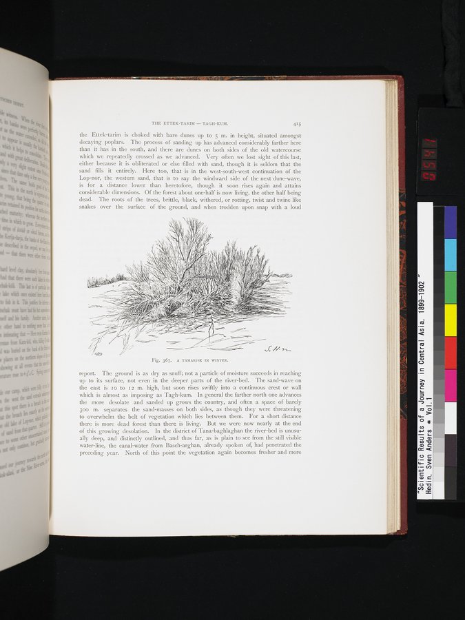 Scientific Results of a Journey in Central Asia, 1899-1902 : vol.1 / 541 ページ（カラー画像）