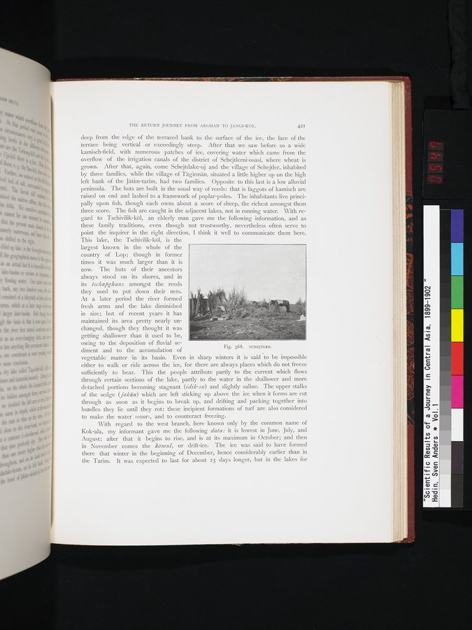 Scientific Results of a Journey in Central Asia, 1899-1902 : vol.1 / 547 ページ（カラー画像）