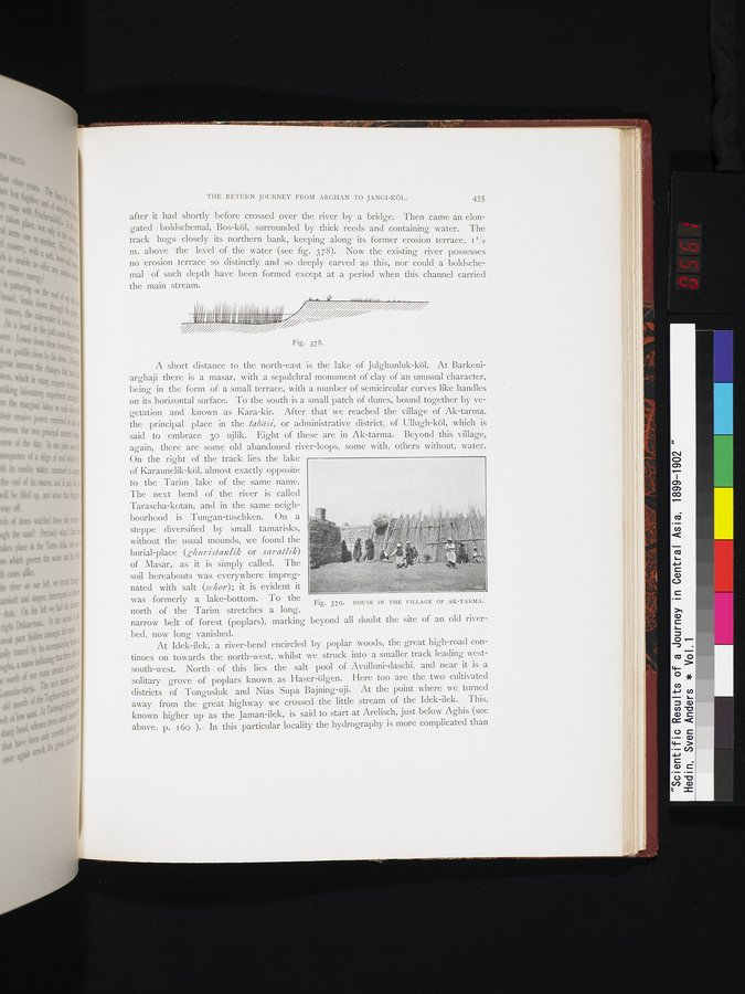 Scientific Results of a Journey in Central Asia, 1899-1902 : vol.1 / 561 ページ（カラー画像）