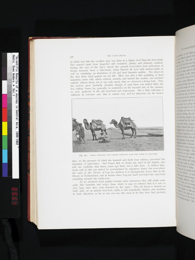 Scientific Results of a Journey in Central Asia, 1899-1902 : vol.1 / 564 ページ（カラー画像）