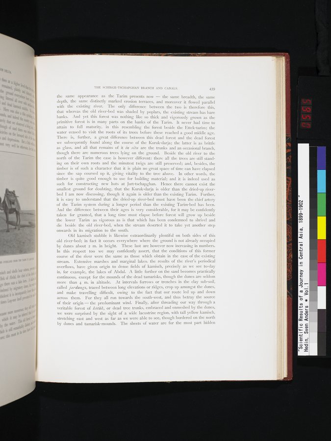Scientific Results of a Journey in Central Asia, 1899-1902 : vol.1 / 565 ページ（カラー画像）