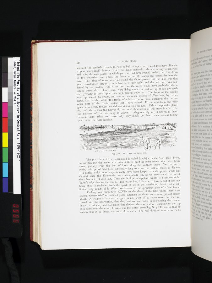 Scientific Results of a Journey in Central Asia, 1899-1902 : vol.1 / 566 ページ（カラー画像）