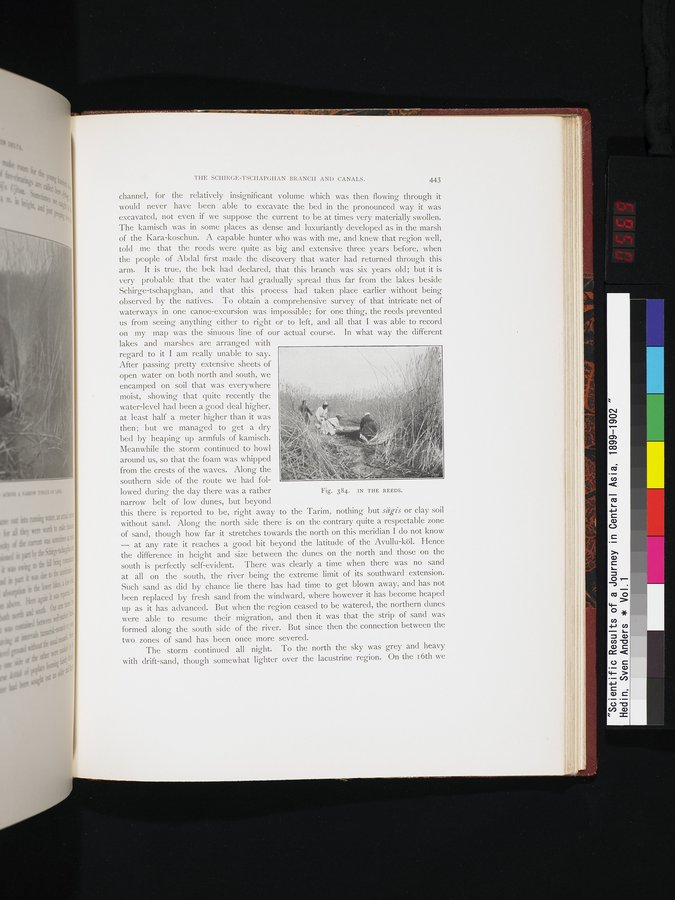 Scientific Results of a Journey in Central Asia, 1899-1902 : vol.1 / 569 ページ（カラー画像）