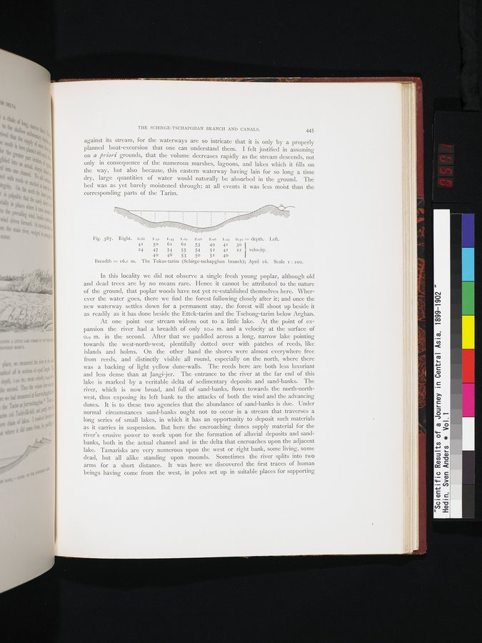 Scientific Results of a Journey in Central Asia, 1899-1902 : vol.1 / 571 ページ（カラー画像）