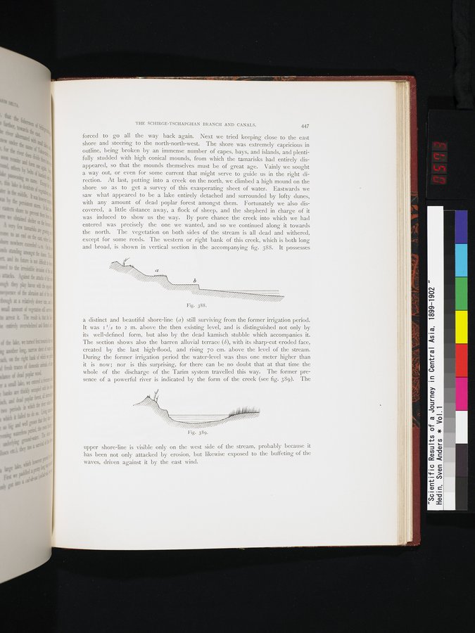 Scientific Results of a Journey in Central Asia, 1899-1902 : vol.1 / 573 ページ（カラー画像）