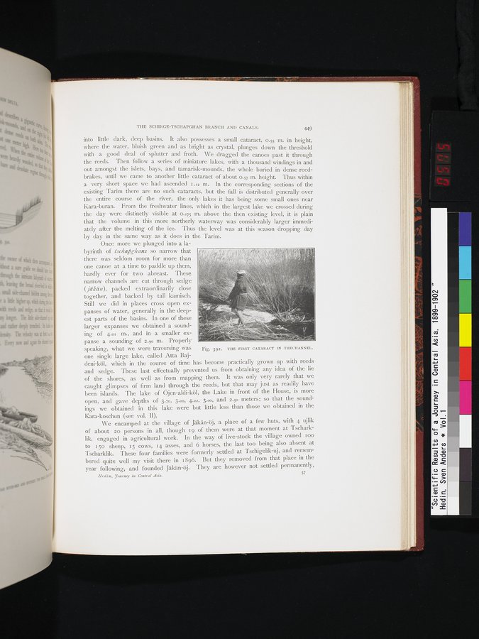 Scientific Results of a Journey in Central Asia, 1899-1902 : vol.1 / 575 ページ（カラー画像）