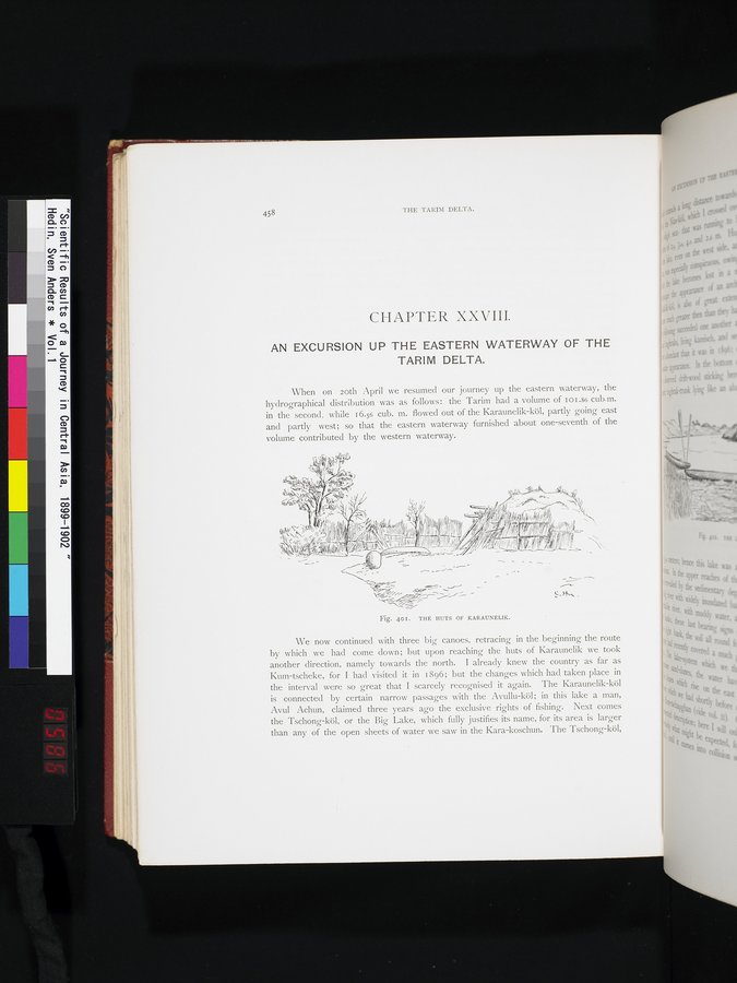 Scientific Results of a Journey in Central Asia, 1899-1902 : vol.1 / 586 ページ（カラー画像）