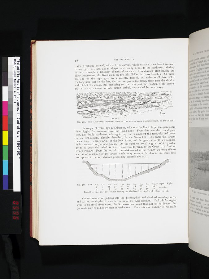 Scientific Results of a Journey in Central Asia, 1899-1902 : vol.1 / 596 ページ（カラー画像）