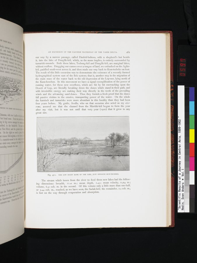 Scientific Results of a Journey in Central Asia, 1899-1902 : vol.1 / 597 ページ（カラー画像）
