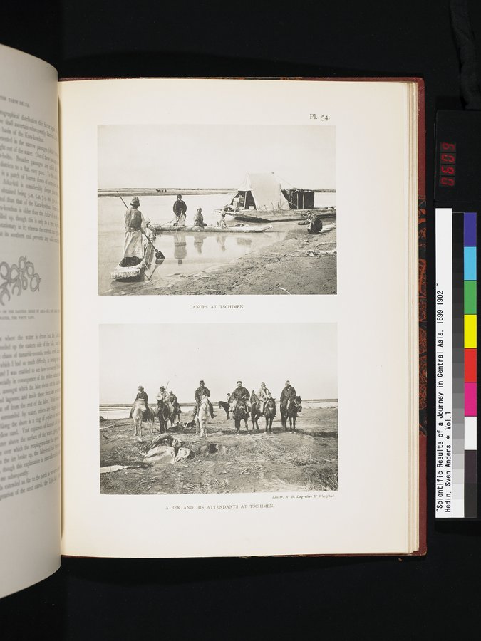 Scientific Results of a Journey in Central Asia, 1899-1902 : vol.1 / 609 ページ（カラー画像）