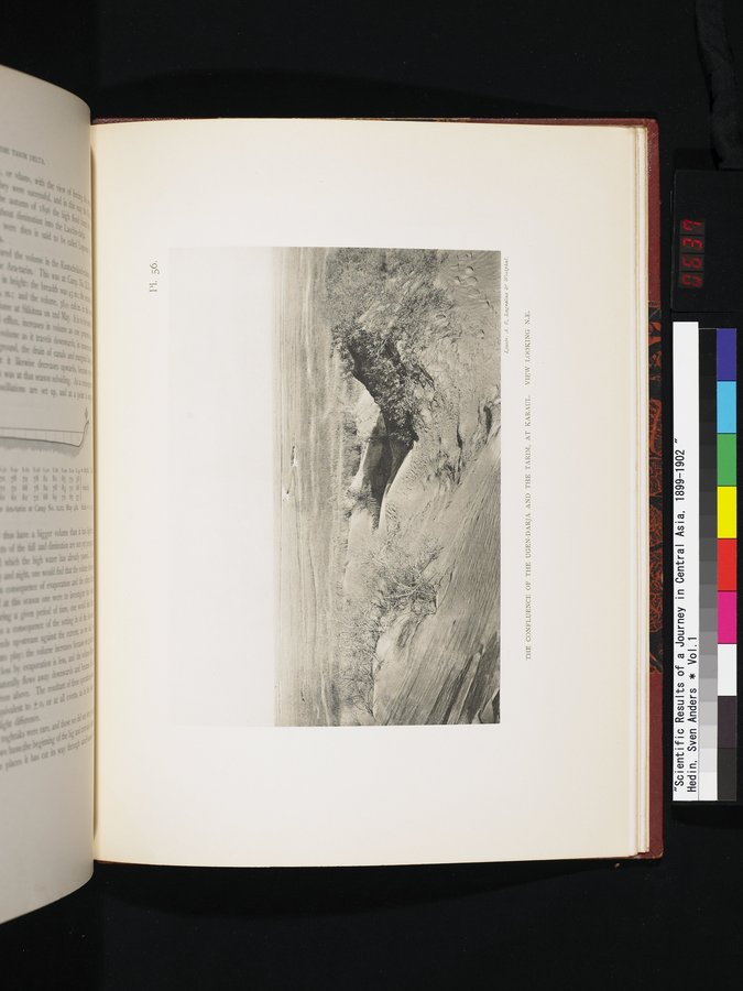 Scientific Results of a Journey in Central Asia, 1899-1902 : vol.1 / 637 ページ（カラー画像）