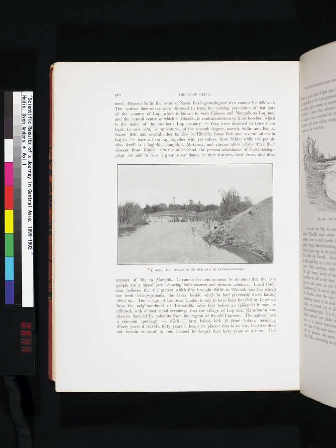 Scientific Results of a Journey in Central Asia, 1899-1902 : vol.1 / 644 ページ（カラー画像）