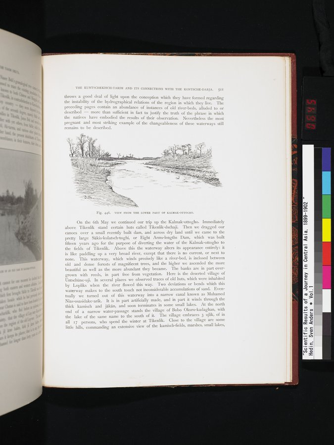 Scientific Results of a Journey in Central Asia, 1899-1902 : vol.1 / 645 ページ（カラー画像）