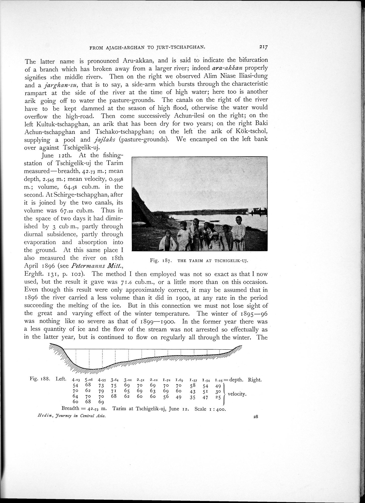 Scientific Results of a Journey in Central Asia, 1899-1902 : vol.1 / Page 309 (Grayscale High Resolution Image)